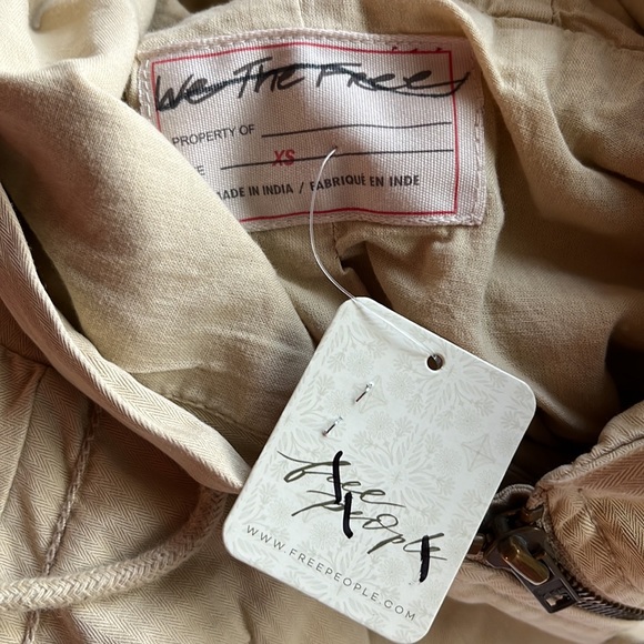 Free People Golden Quill Military Parka Size XSmall NWT - Picture 6 of 16